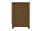 Meuble TV Marron miel 103x36,5x52 cm Bois de pin massif 71673PUQQ