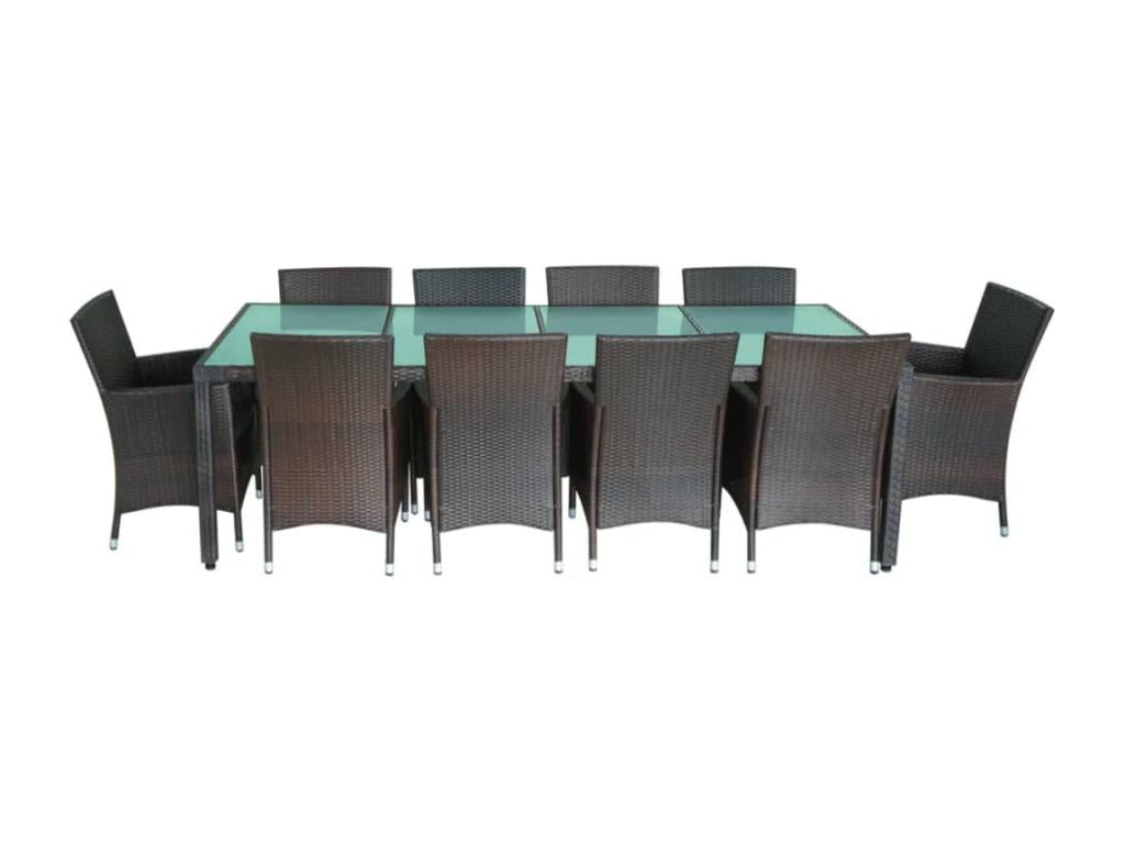 Salon de jardin meuble résine marron 59x60x88 cm 02 0015433 50948JAMX
