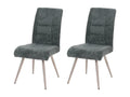 Chaise de salle à manger Calmetop-G55 lot de 2 bleu-vert 84941OYIM