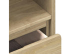 Meuble TV Calmetop chêne 99x43x55 cm bois de pin massif 31084OOLG