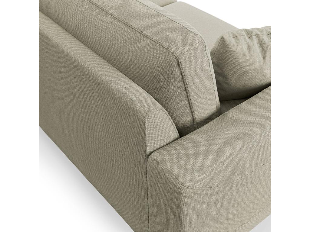 Calmetop Canapé moderne en tissu doux anti-tache T05 218 cm crème 26939HQFJ