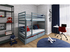 Lits superposés Artvivrestore BB001 80x160 cm Gris 25701AOBO