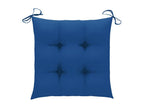 Chaises de jardin lot de 2 avec coussins Bois de teck massif 79755NVMD