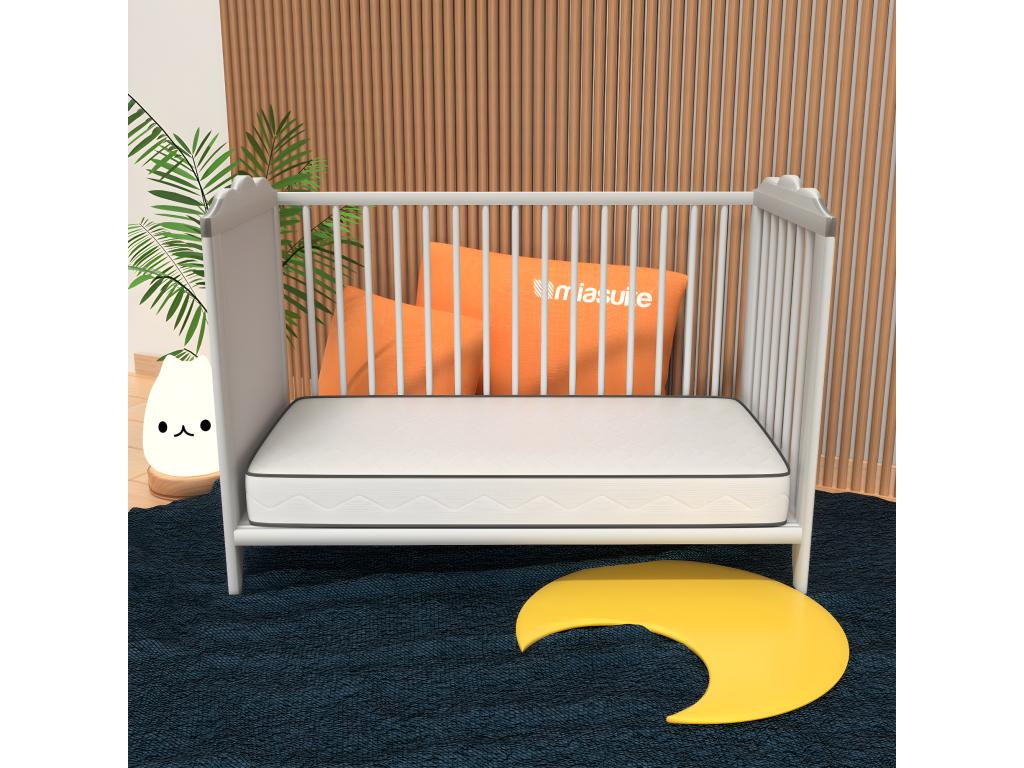 Matelas 50x125 haut de 16 cm pour berceau - Waterfoam Anallergique Anti-acarien - Primavera Calmetop 25301XOHN