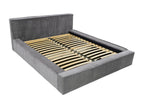 Lit Calmetop 107 Double Jaune 180x200 Tapisserie Sommier à Calmetop 212x230x81cm 69897MLKL