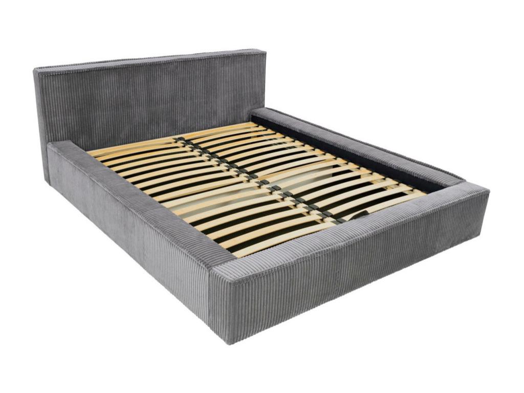 Lit Calmetop 107 Double Jaune 180x200 Tapisserie Sommier à Calmetop 212x230x81cm 69897MLKL