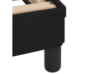Lit avec matelas noir 80x200 cm velours 53828KPVA