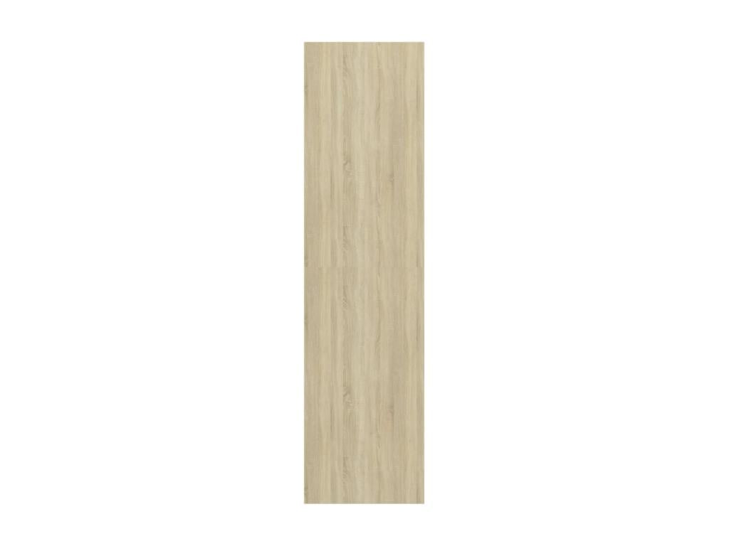 Meuble TV mural Blanc et chêne Artvivrestore Bois d'ingénierie 43092GMJG