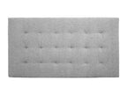 Tête de lit polyester capitonnée grise 90x80cm - Artvivrestore 93282HMRW