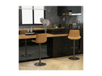 Artvivrestore-Tabouret de bar en cuir synthétique Artvivrestore-gris bronze x2 52949UWAL