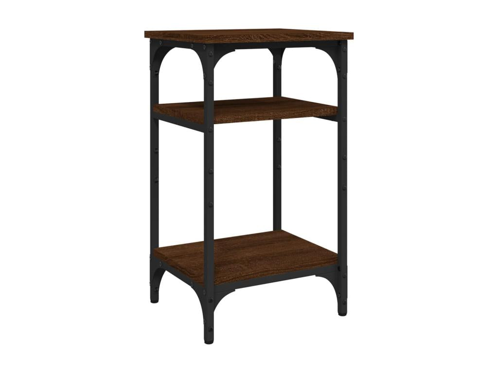 Table d'appoint Chêne marron 35x30x60 cm Bois d'ingénierie 21218QZNN