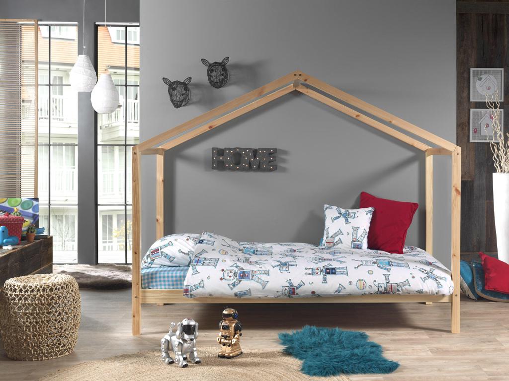 Lit Cabane Artvivrestore HB005 97x211x170 Clair naturel 42647DEVW