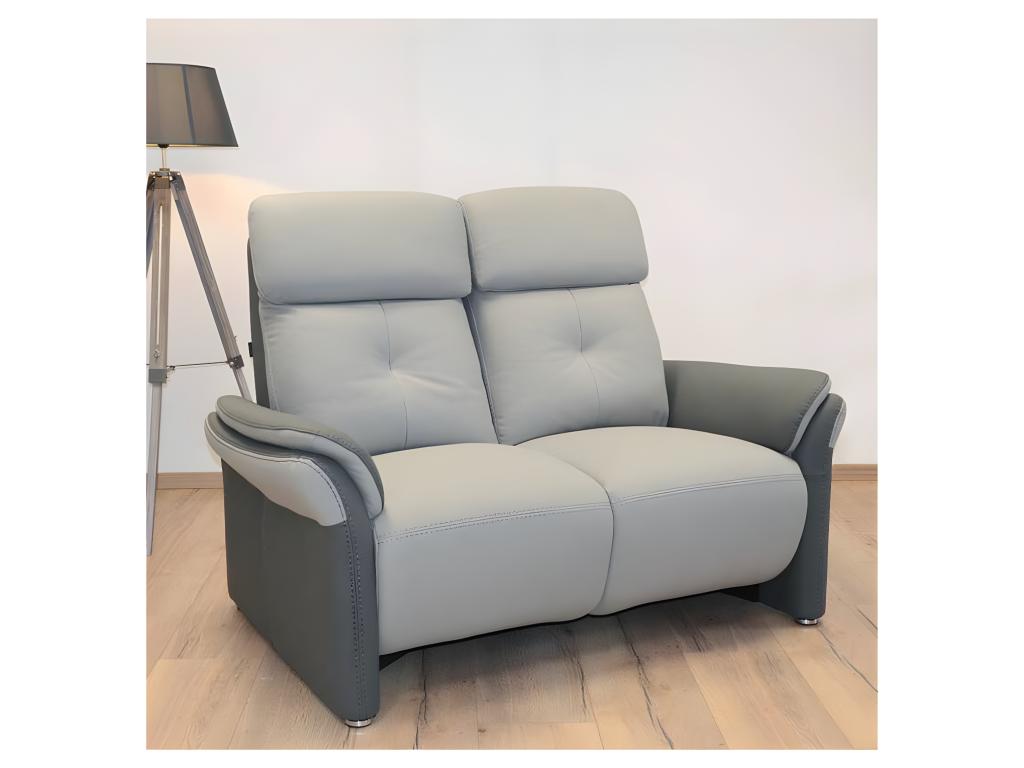 Canapé 2 places Tissu gris - AUSTRALIO 06172UBCP