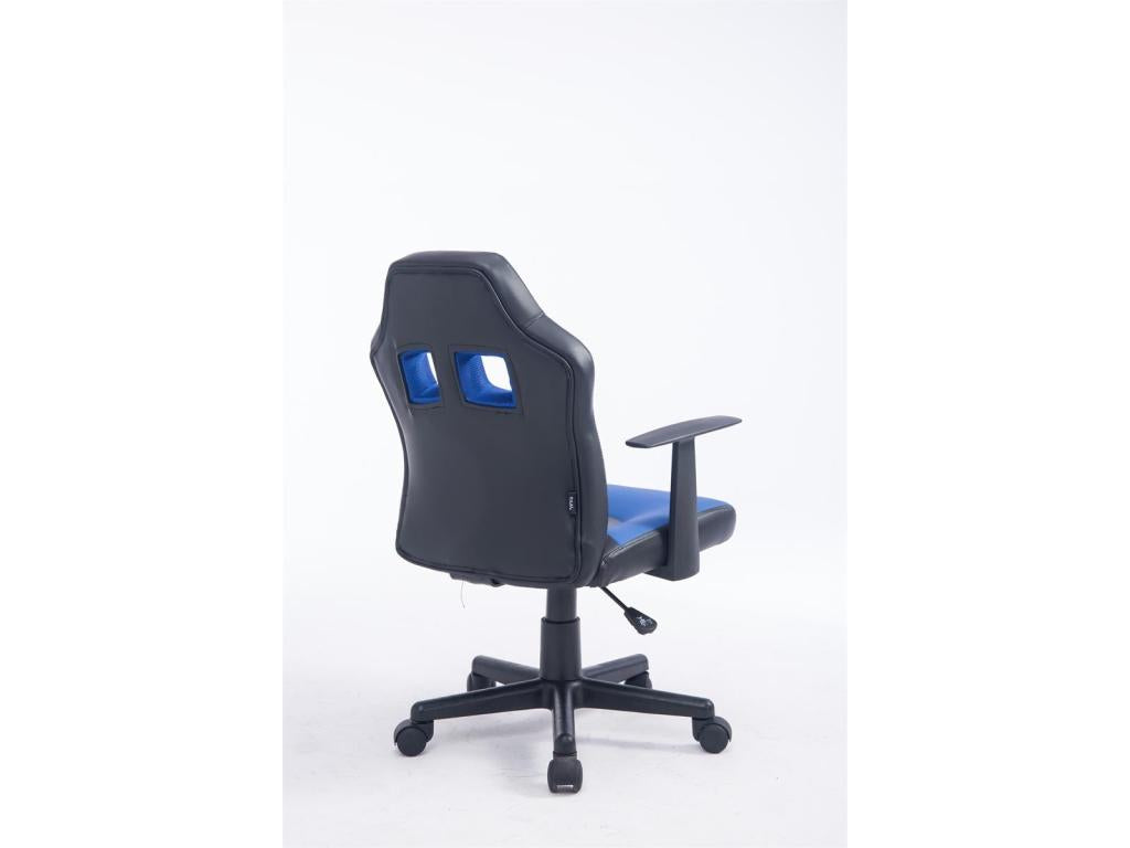 Fauteuil chaise de bureau bleue 56x59x93 cm bur10189 56466YHVB