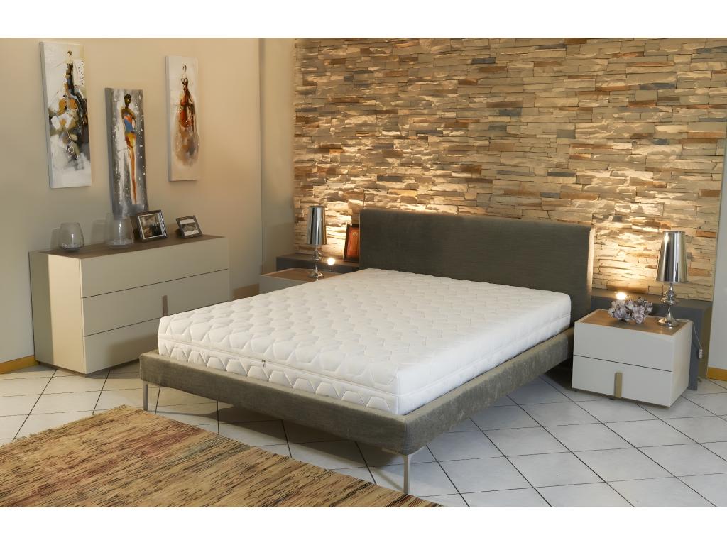 Matelas Mémoire de Forme 70x190 cm Ferme Déhoussable 7 Zones Confort Respirant PolyuréArtvivrestore HR 06330JYBP