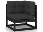 Salon de jardin 8 pcs avec coussins Bois de pin massif 20 23807MFNC