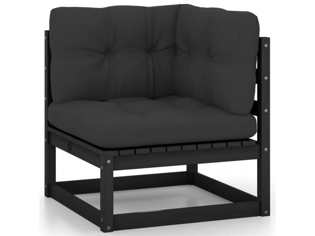 Salon de jardin 8 pcs avec coussins Bois de pin massif 20 23807MFNC