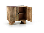 Calmetop - Buffet 81x75 H cm en bois de manguier marron 36257HALU