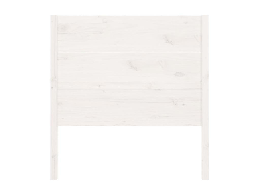 Tête de lit Blanc 81x4x100 cm Bois massif de pin 46871BVVD