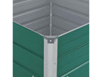 Jardinière 100x100x45 cm Acier galvanisé Vert 55882VTRT