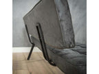Banc salle à manger noir avec dossier 180 cm Calmetop 31854VRAJ