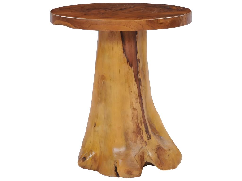 Table basse 40x40 cm Bois de teck massif 73199YBJA
