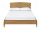 Lit Design en Bois Calmetop 140x200cm Chêne 84278PIBX