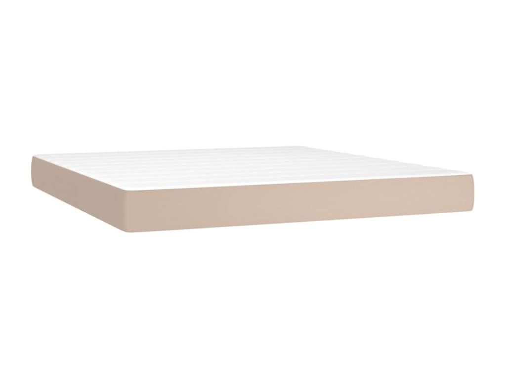 Lit à sommier tapissier avec matelas Cappuccino 180x200 cm 18459WYXI