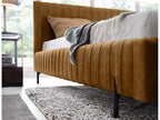 Lit coffre Calmetop – Design et tissu pour un confort absolu-Couleur Jaune Calmetop-140x200 43298GNWB