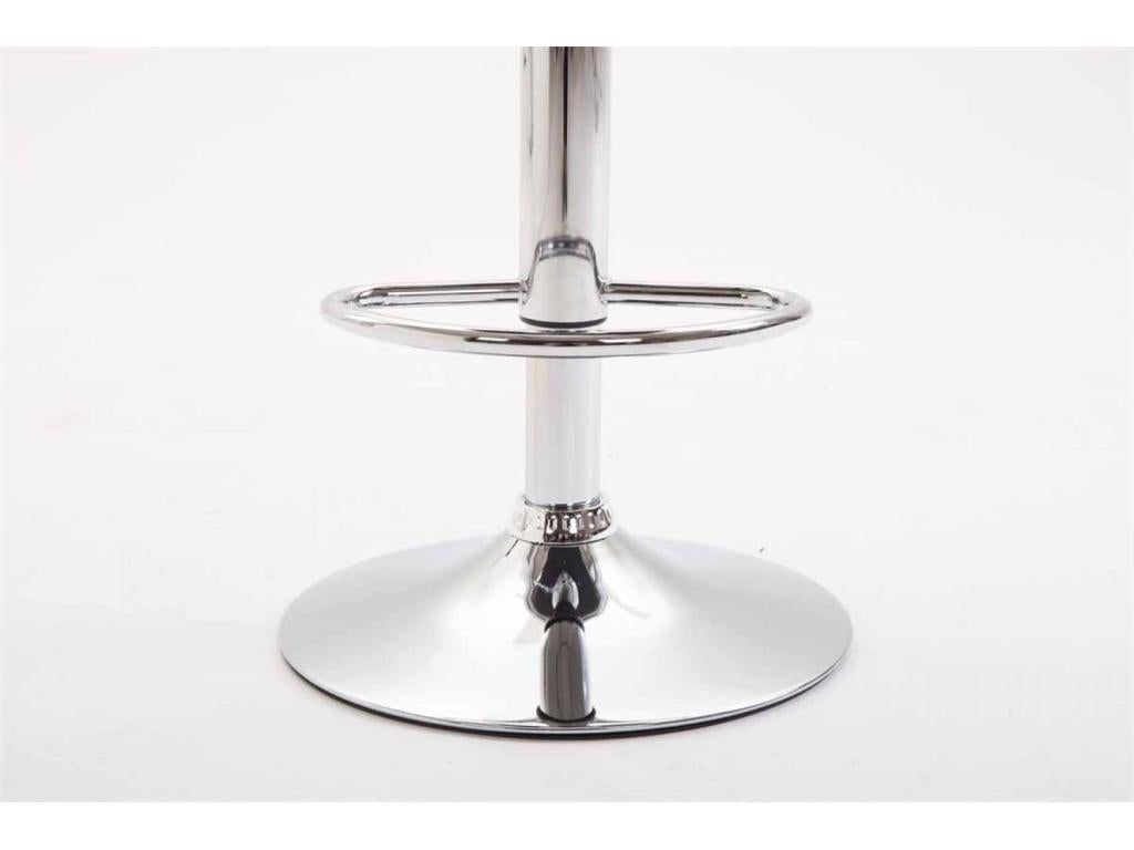Lot de 2 Tabouret de bar - Tissu / Métal chromé - Bleu - Artvivrestore 86035PKUU