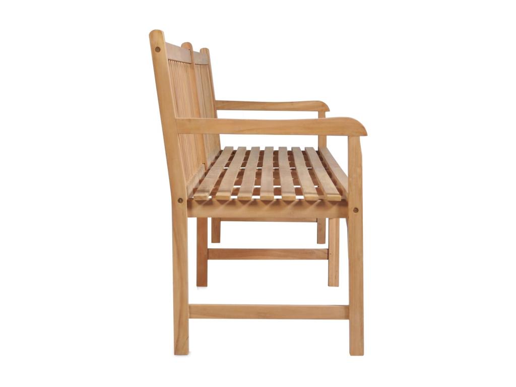 Banc de jardin meuble bois marron 228x62.5x90 cm 02 0011303 58601ORZH