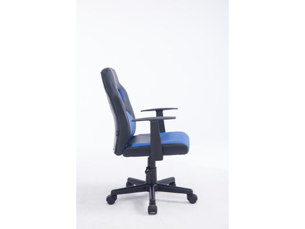 Fauteuil chaise de bureau bleue 56x59x93 cm bur10189 56466YHVB