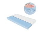 Lit enfant matelas antichute Calmetop lit en bois naturel 90x200 cm 29660ALIG