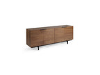 Buffet 4 portes Noyer/Métal - Artvivrestore 58507DOZH