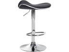 Tabouret de bar - Similicuir / Métal chromé - Noir - Shanghai 56065OQBB