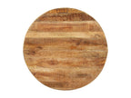 Table à manger ronde 100x100x75 cm Bois de manguier brut 71512JHIO