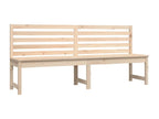 Banc de jardin 201,5 cm bois massif de pin 08862WOAP