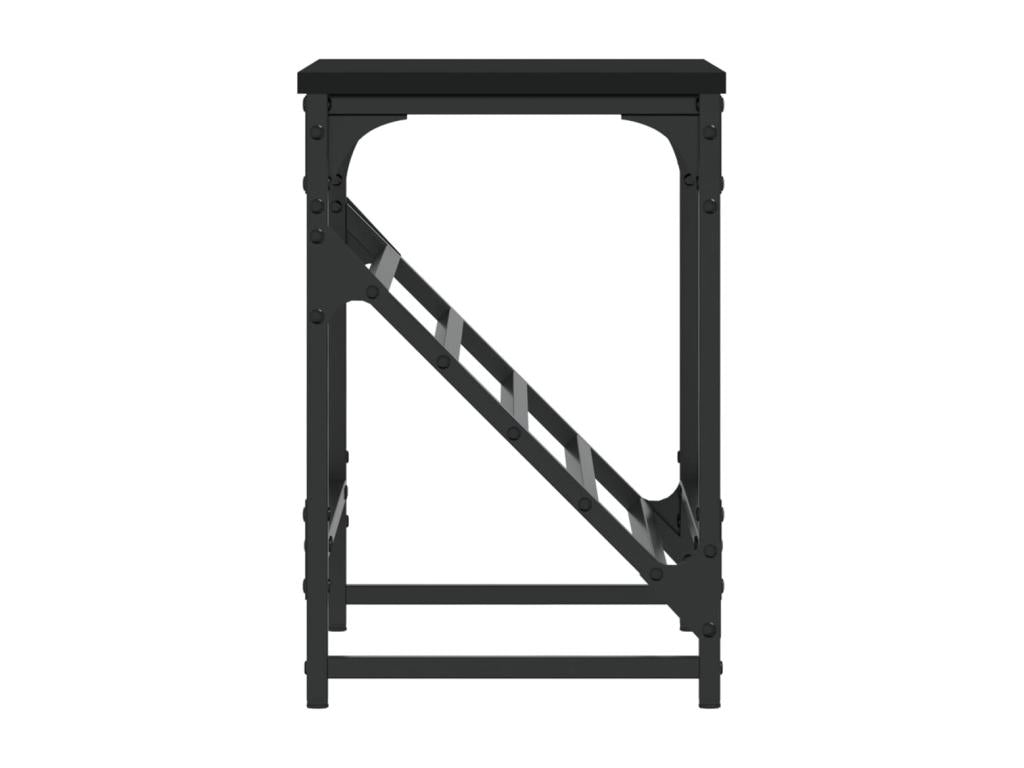 Etagère à chaussures noir 60x30x45 bois d'ingénierie 07198STJS