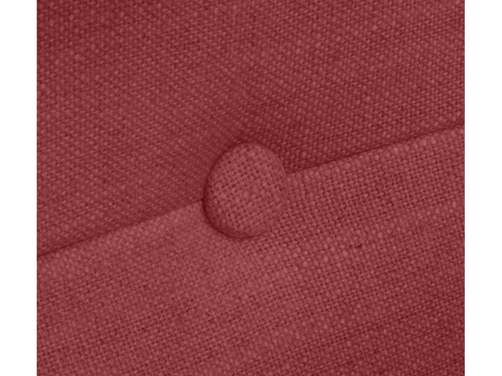 Calmetop Tête de lit en lin naturel avec Boutons 90x50cm Lits 80/90 - Rouge 37079VPKX