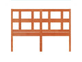 Tête de lit marron 135cm bois massif de pin 57226LMPY