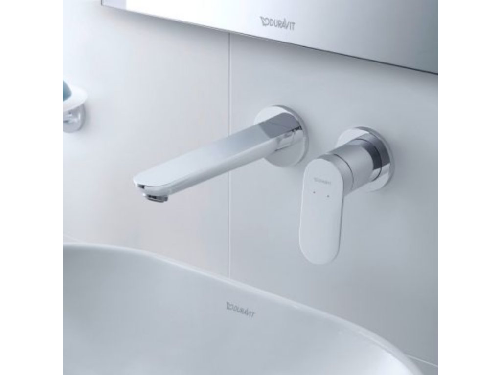 Mitigeur lavabo encastré Calmetop doré poli corps encastré 34536YQVQ