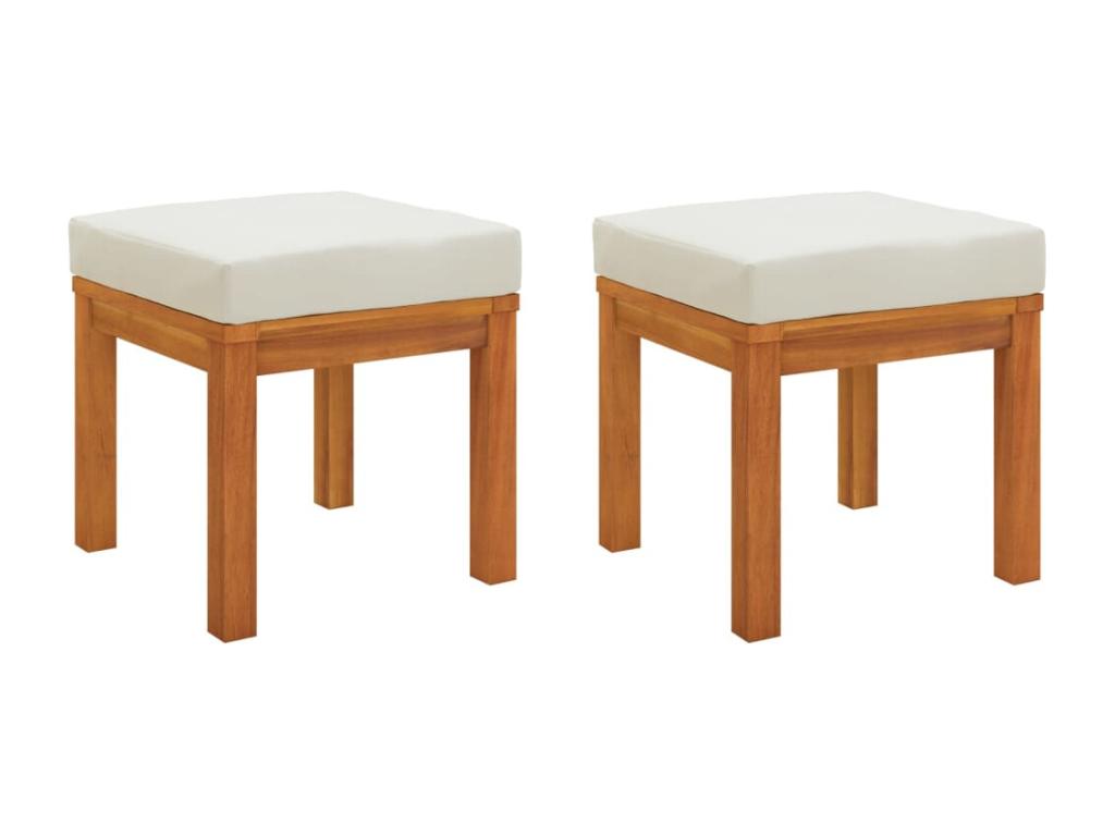 Ensemble à dîner de jardin 3 pièces avec coussins Artvivrestore solide 91809YHPF