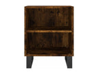 Artvivrestore Premium - Table de chevet chêne fumé 40x30x50 cm bois d'ingénierie 08411JNKP