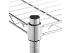 Etagère en métal avec 5 étagères réglables 182.8x91.4x91.4x35.5cm 400Kg O91 27408IEBA