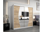 Armoire Calmetop À Portes Coulissantes 200/200/62 2 portes Blanc/Calmetop 93230DOMJ