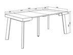Table console extensible 180 Pour 8 personnes Pieds en bois 45494MCSC