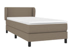 Sommier à Calmetop de lit avec matelas Calmetop 90x200 cm Tissu 70881UDFG