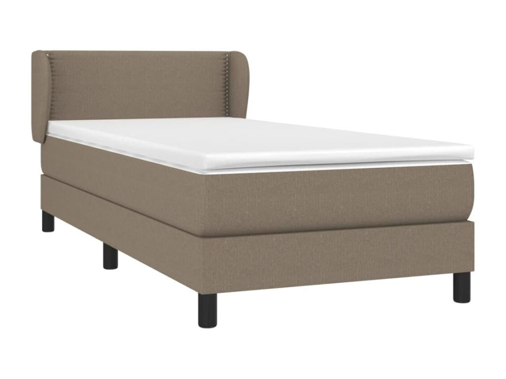 Sommier à Calmetop de lit avec matelas Calmetop 90x200 cm Tissu 70881UDFG