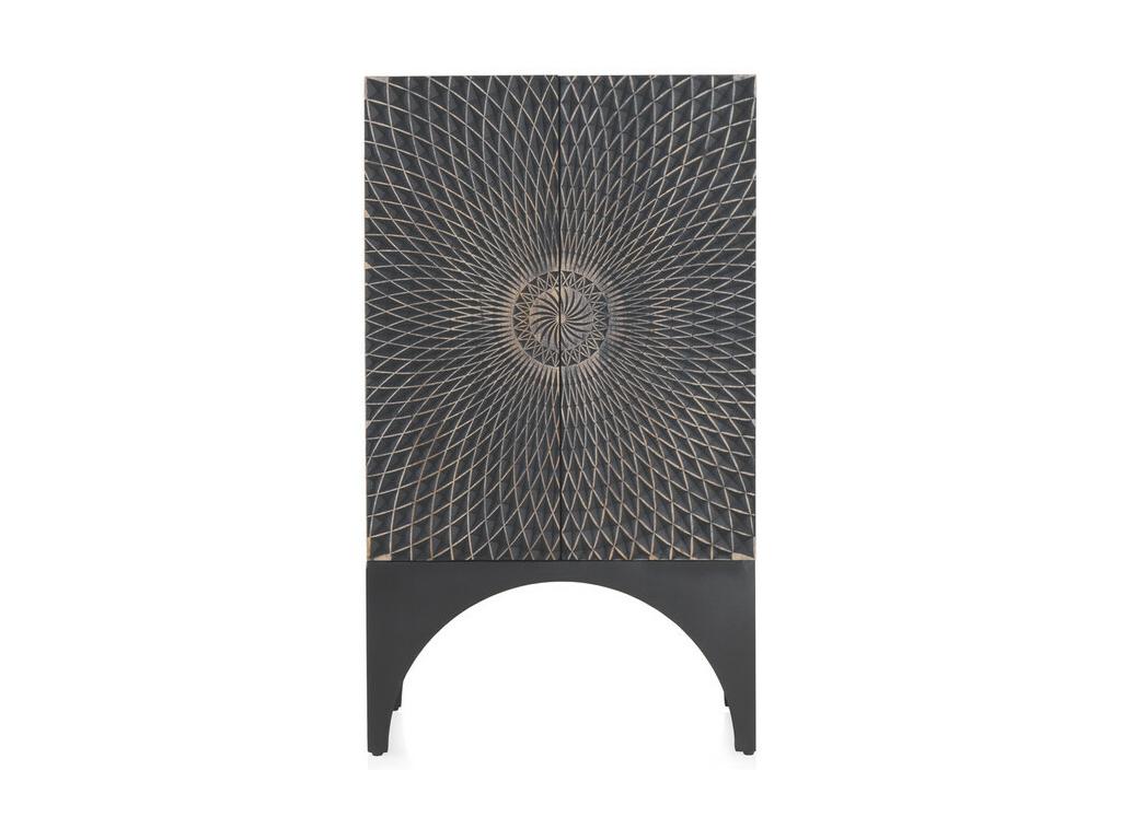 Buffet haut en manguier noir 07113BRLR
