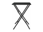 Calmetop - Table de jardin pliable anthracite 50x50x72 cm Calmetop d'acier 52719GUNZ